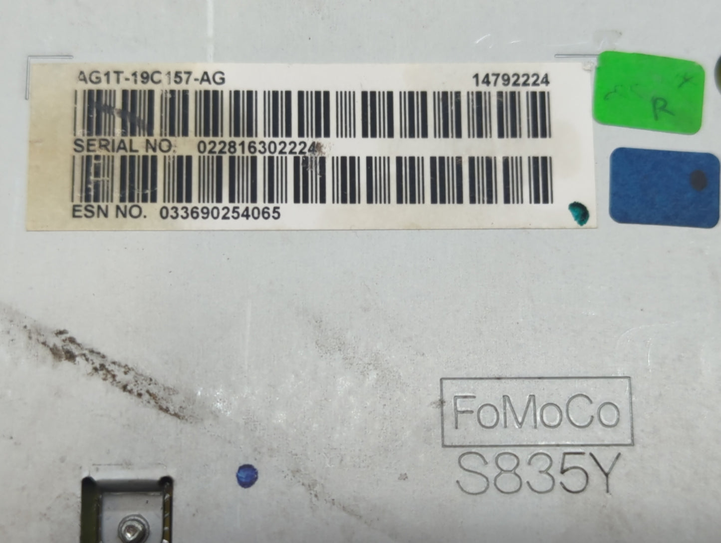 2010 Ford Taurus Radio AM FM Cd Player Receiver Replacement P/N:AG1T-19C157-AG Fits OEM Used Auto Parts - Oemusedautoparts1.