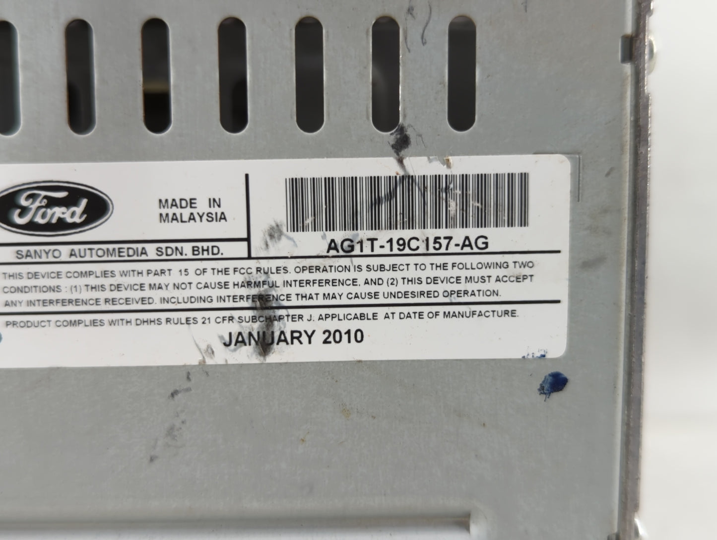 2010-2010 Ford Taurus Am Fm Cd Player Radio Receiver - Oemusedautoparts1.com