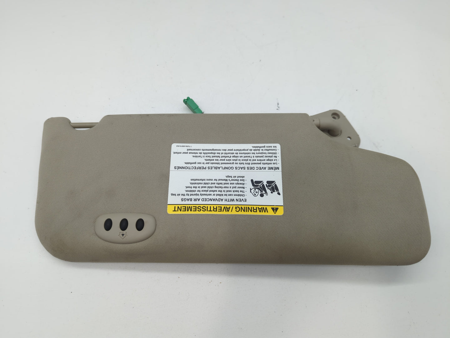 2010-2011 Ford Taurus Sun Visor Shade Replacement Driver Left Mirror Fits Fits 2010 2011 OEM Used Auto Parts - Oemusedautopa