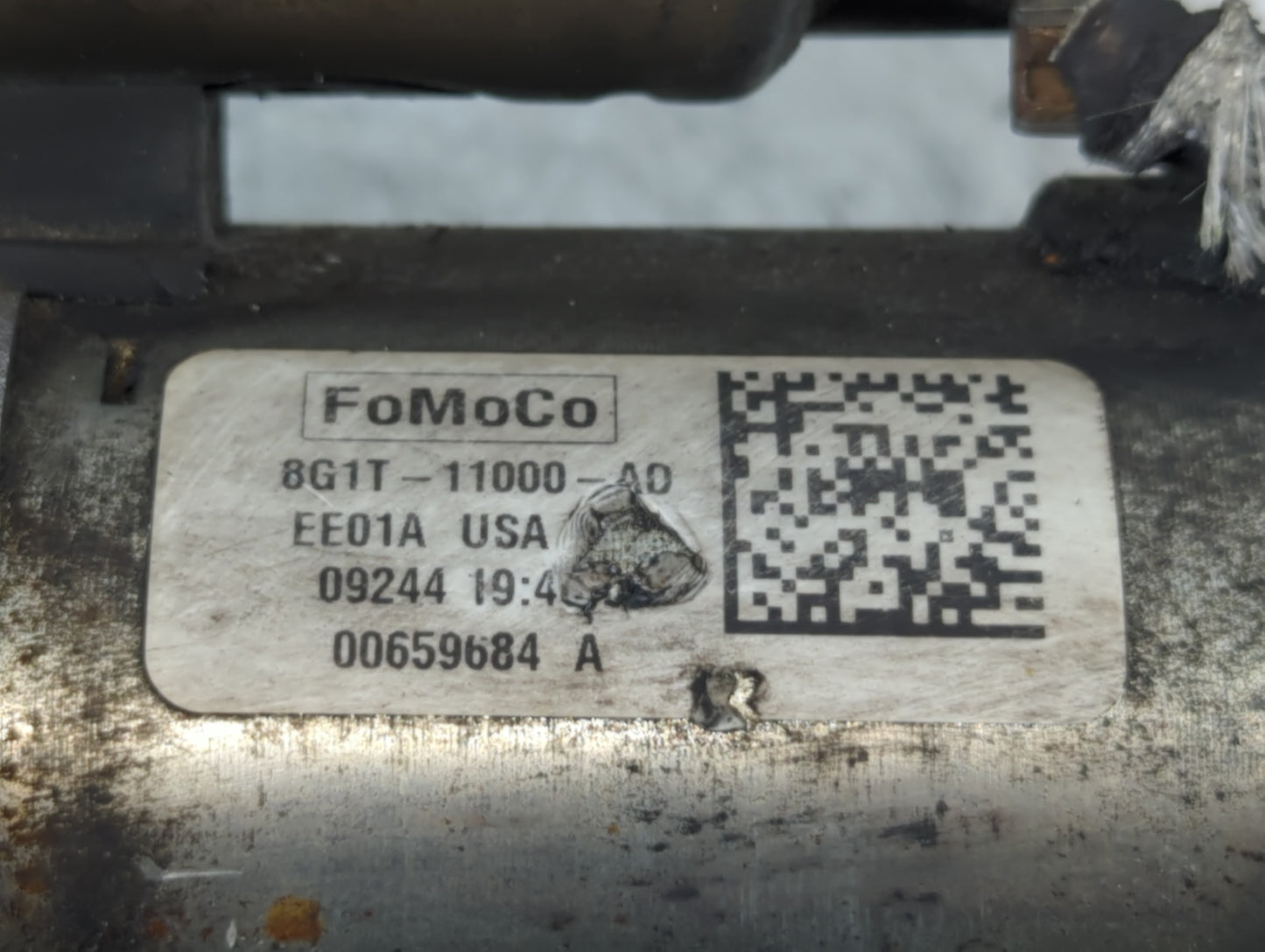 2008-2019 Ford Taurus Car Starter Motor Solenoid OEM P/N:8G1T-11000-AD Fits OEM Used Auto Parts - Oemusedautoparts1.com