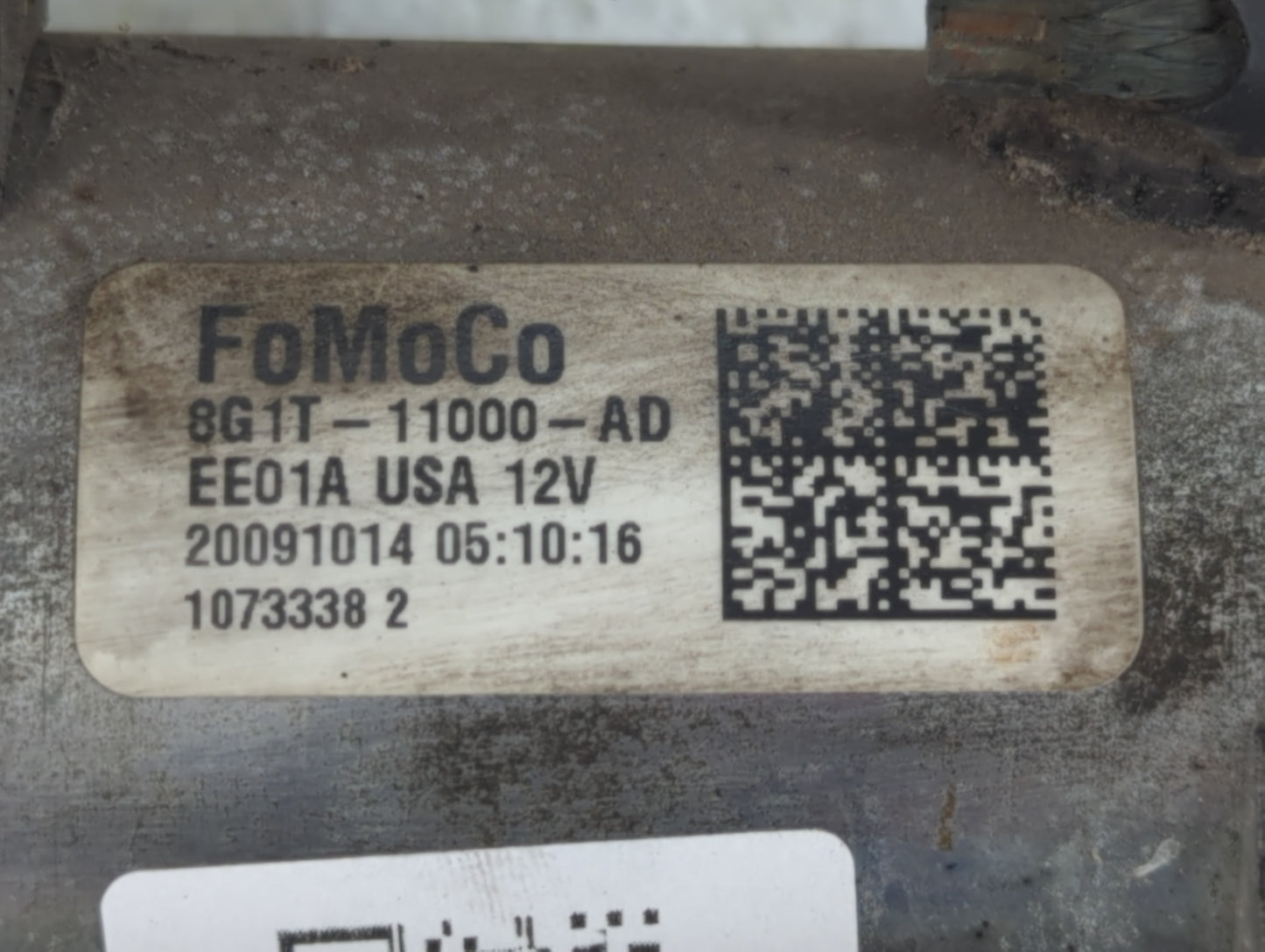 2008-2019 Ford Taurus Car Starter Motor Solenoid OEM P/N:8G1T-11000-AD Fits OEM Used Auto Parts - Oemusedautoparts1.com