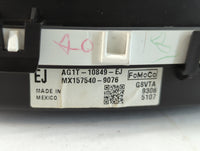 2010 Ford Taurus Instrument Cluster Speedometer Gauges P/N:MX157540-9076 AG1T-10849-EJ Fits OEM Used Auto Parts - Oemusedaut