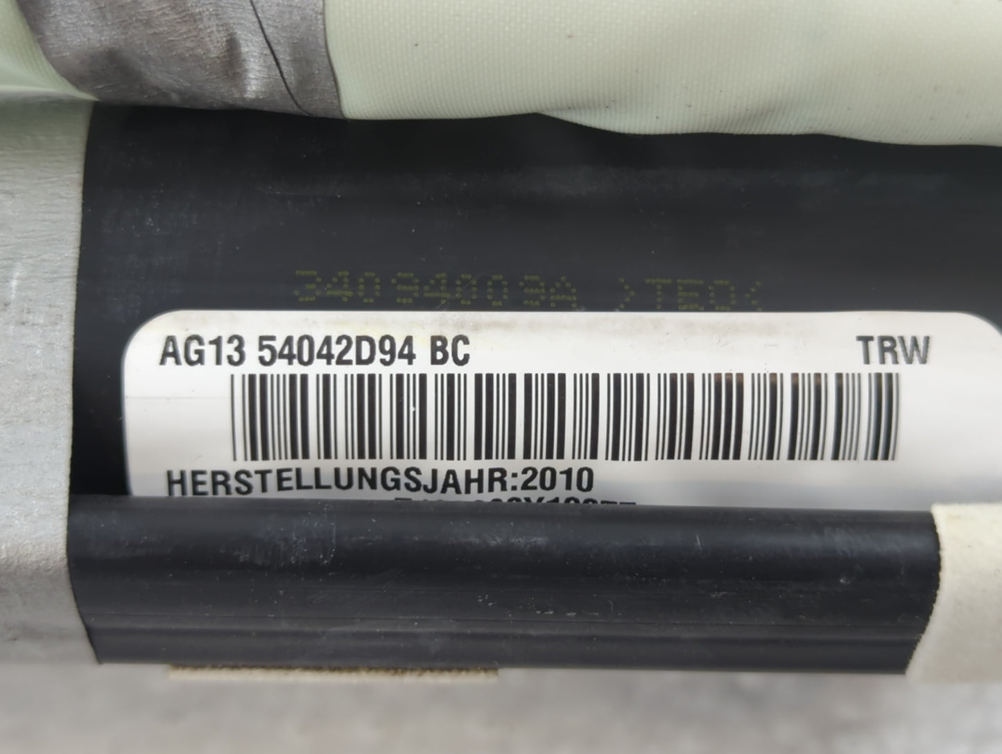2010-2010 Ford Taurus Passenger Curtain Air Bag Oem - Oemusedautoparts1.com