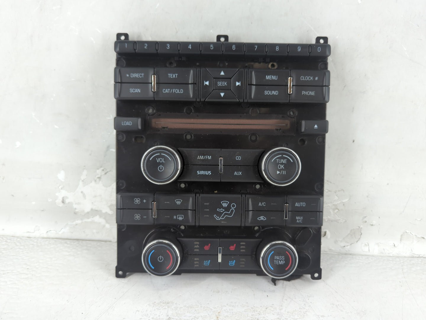 2010 Ford Taurus Climate Control Module Temperature AC/Heater Replacement Fits OEM Used Auto Parts - Oemusedautoparts1.com