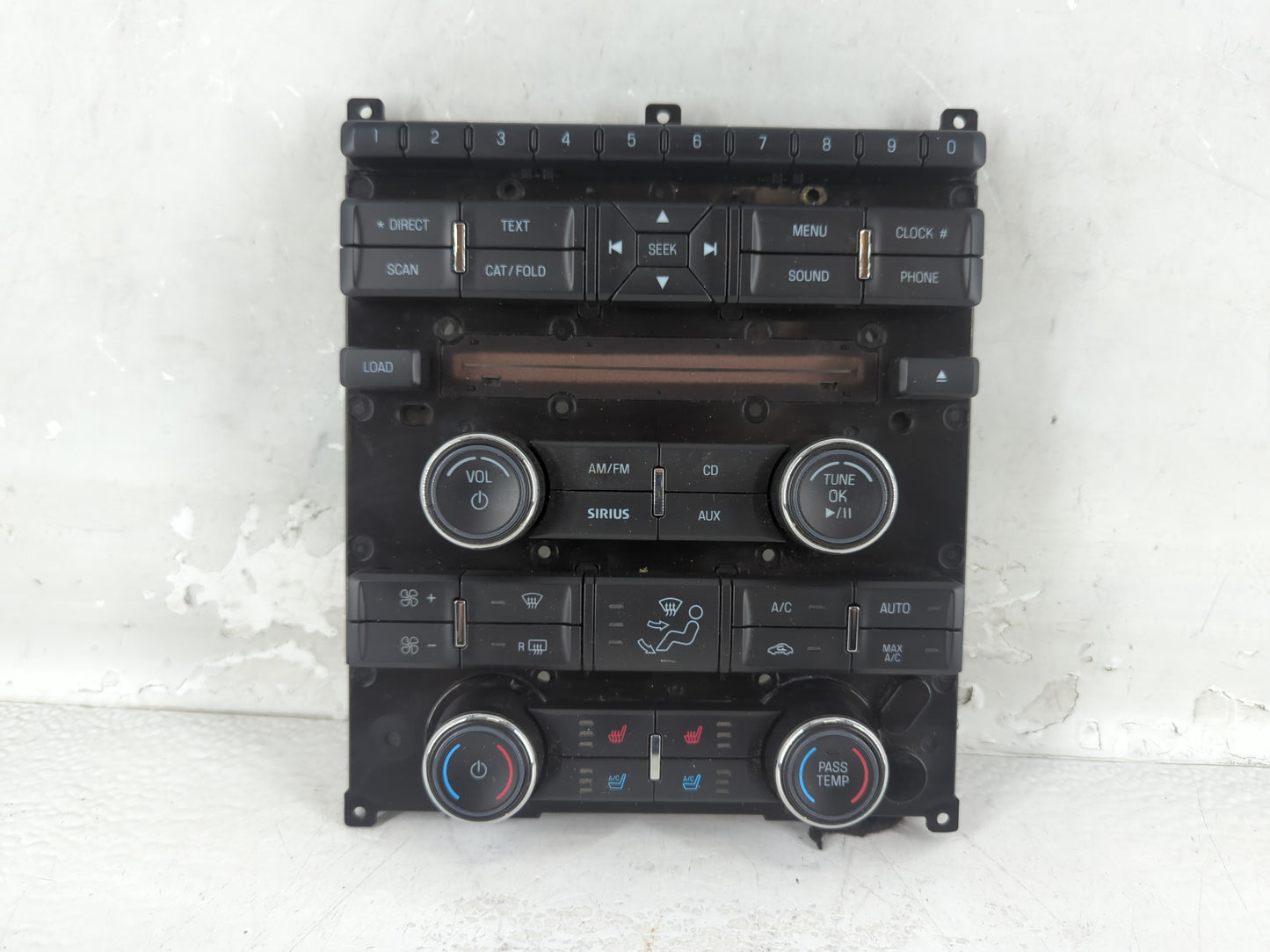 2010 Ford Taurus Climate Control Module Temperature AC/Heater Replacement Fits OEM Used Auto Parts - Oemusedautoparts1.com