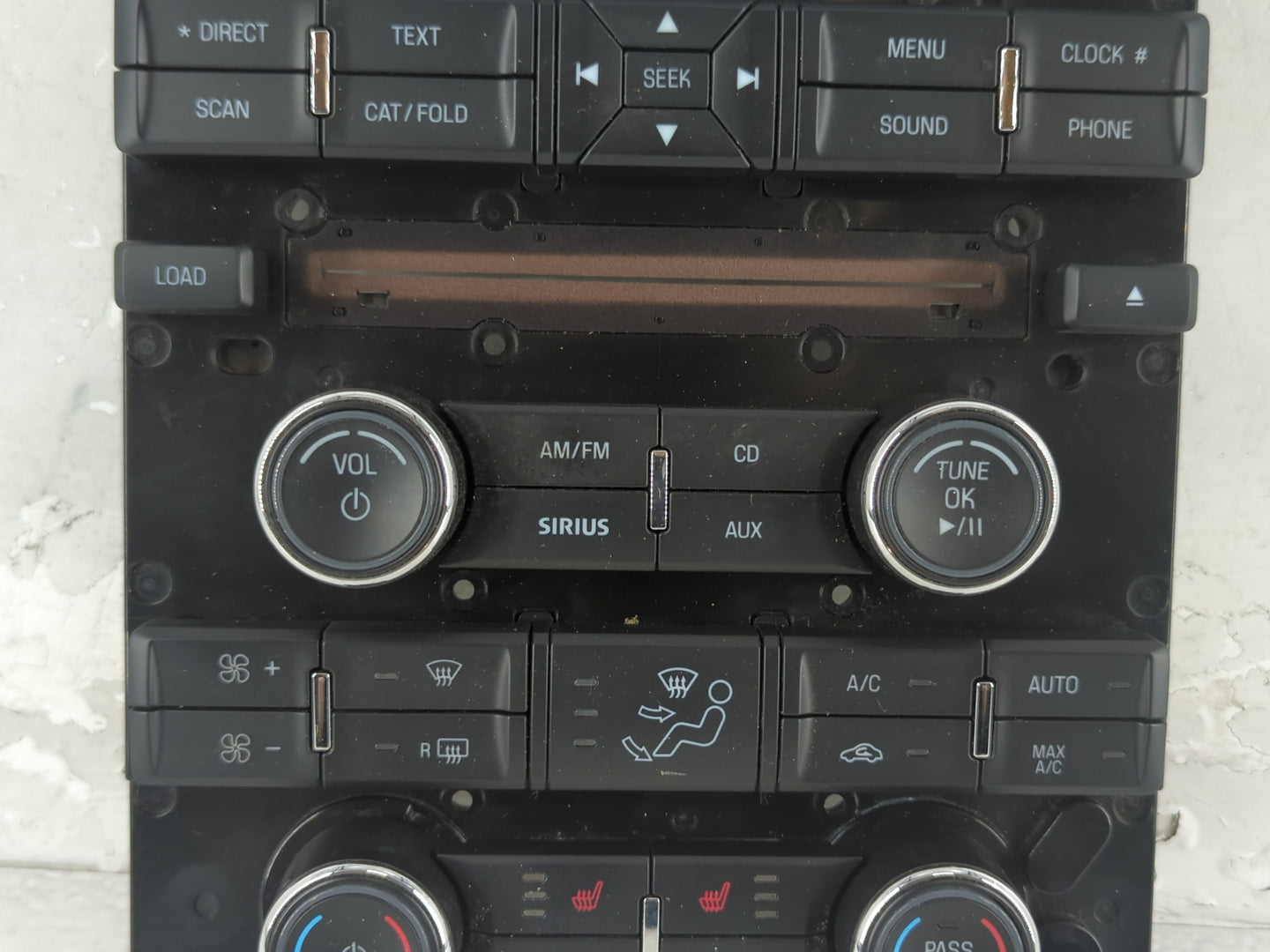 2010 Ford Taurus Climate Control Module Temperature AC/Heater Replacement Fits OEM Used Auto Parts - Oemusedautoparts1.com