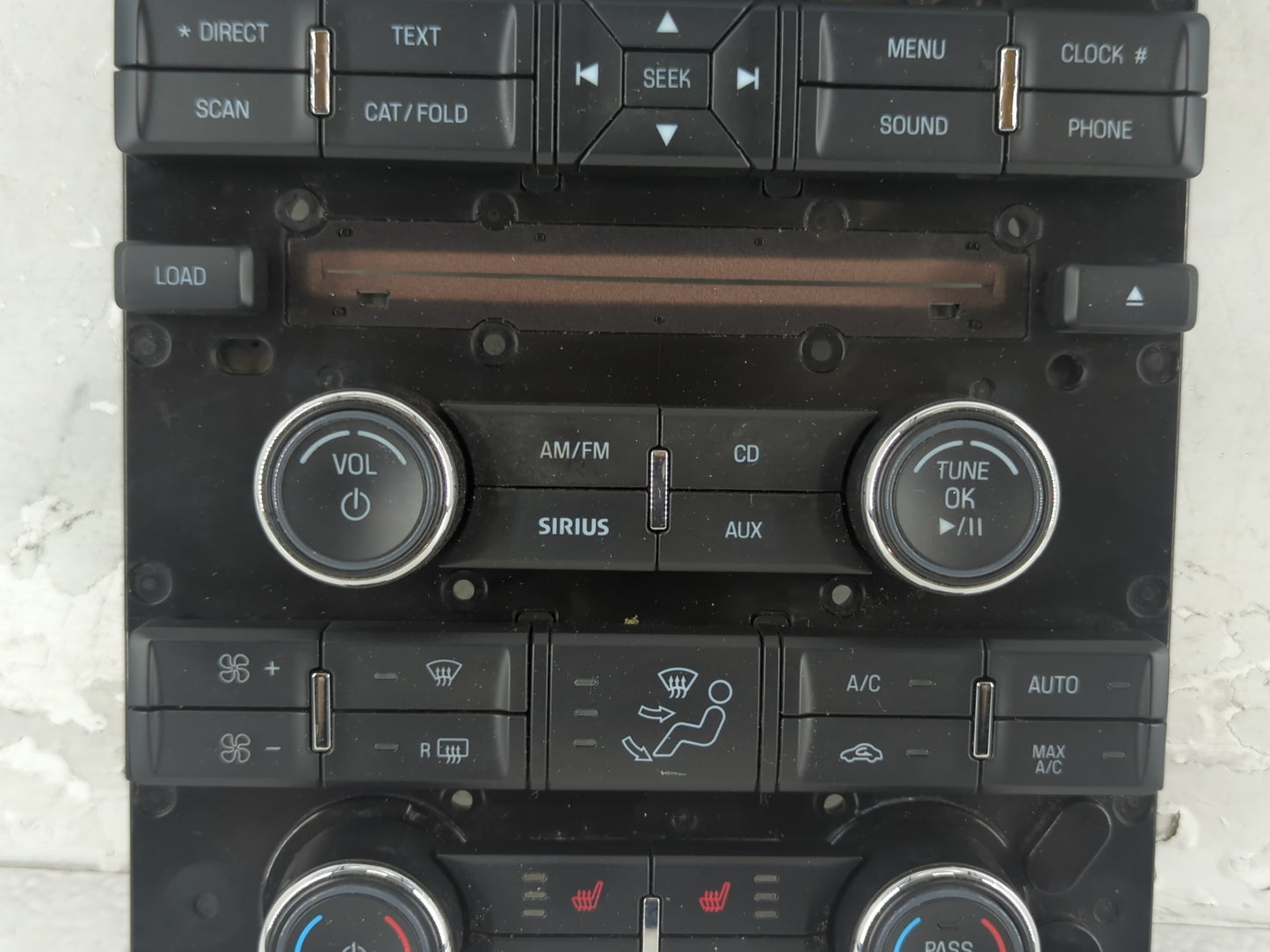 2010 Ford Taurus Climate Control Module Temperature AC/Heater Replacement Fits OEM Used Auto Parts - Oemusedautoparts1.com