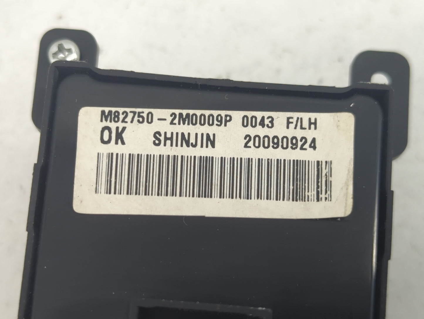 2010 Genesis Coupe Master Power Window Switch Replacement Driver Side Left P/N:M82750-2M0009P Fits Fits 2009 OEM Used Auto P