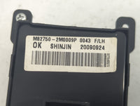 2010 Genesis Coupe Master Power Window Switch Replacement Driver Side Left P/N:M82750-2M0009P Fits Fits 2009 OEM Used Auto P