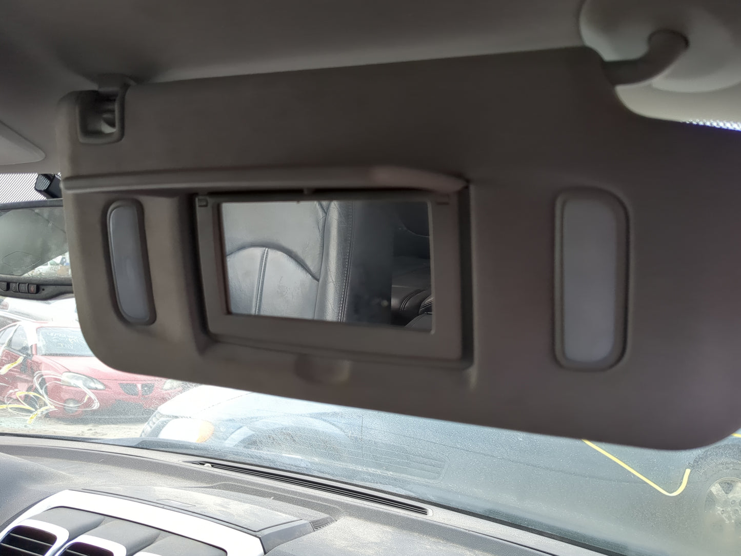 2007-2017 Gmc Acadia Sun Visor Shade Replacement Passenger Right Mirror Fits OEM Used Auto Parts - Oemusedautoparts1.com