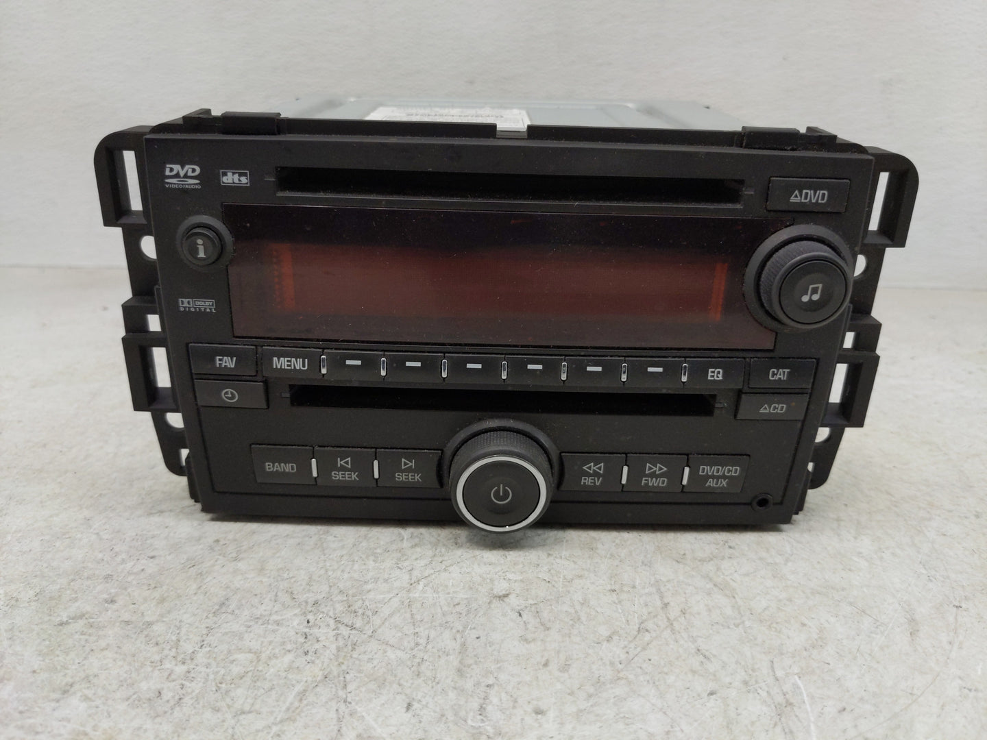 2010-2012 Gmc Acadia Radio AM FM Cd Player Receiver Replacement P/N:25976615 Fits Fits 2010 2011 2012 OEM Used Auto Parts - 