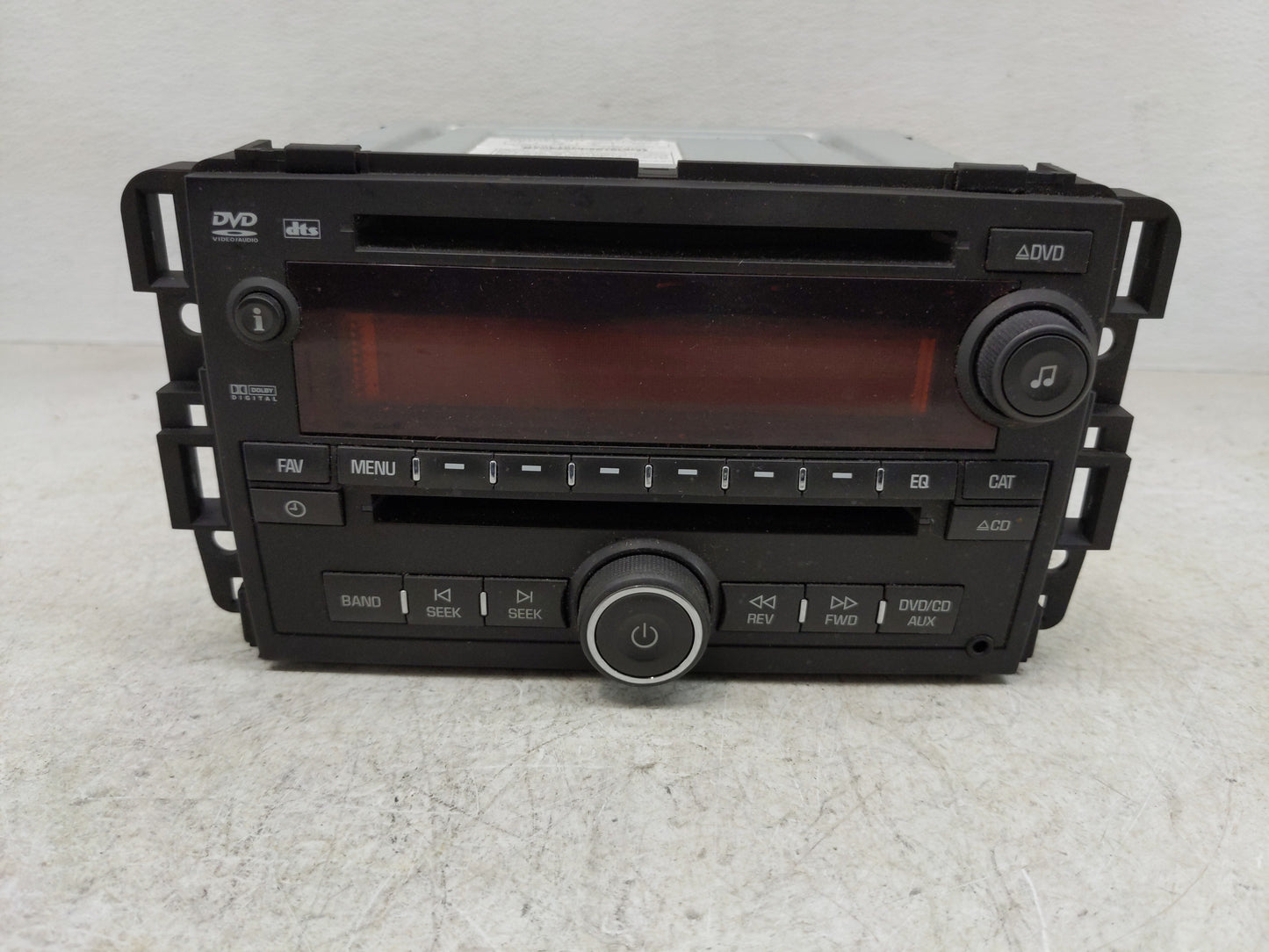 2010-2012 Gmc Acadia Radio AM FM Cd Player Receiver Replacement P/N:25976615 Fits Fits 2010 2011 2012 OEM Used Auto Parts - 