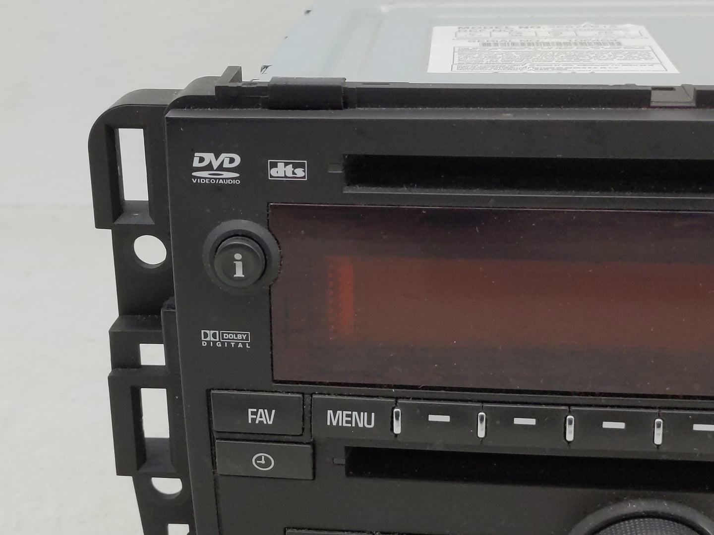 2010-2012 Gmc Acadia Radio AM FM Cd Player Receiver Replacement P/N:25976615 Fits Fits 2010 2011 2012 OEM Used Auto Parts - 