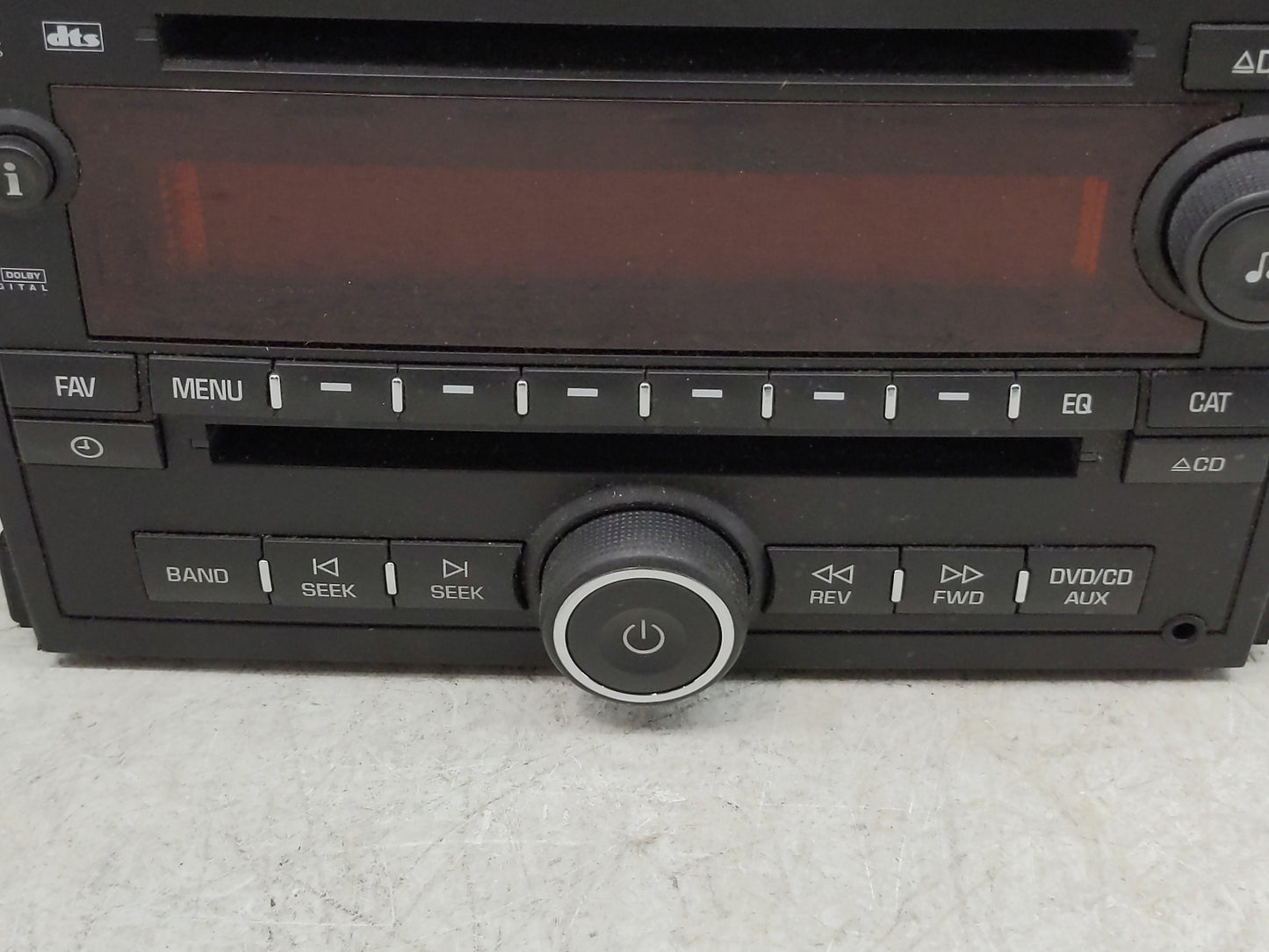 2010-2012 Gmc Acadia Radio AM FM Cd Player Receiver Replacement P/N:25976615 Fits Fits 2010 2011 2012 OEM Used Auto Parts - 