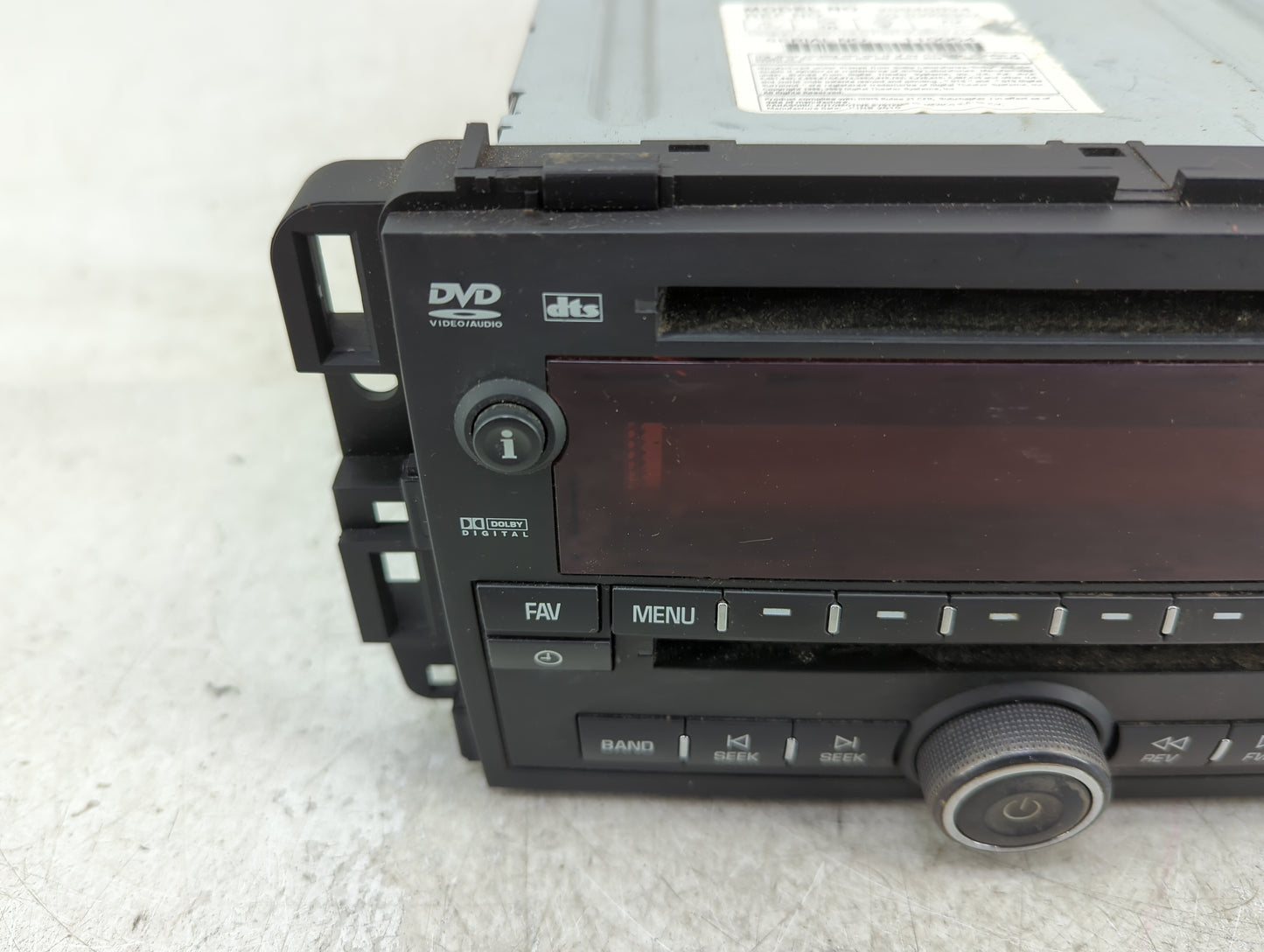 2010-2011 Gmc Acadia Radio AM FM Cd Player Receiver Replacement P/N:20940024 Fits Fits 2010 2011 OEM Used Auto Parts - Oemus