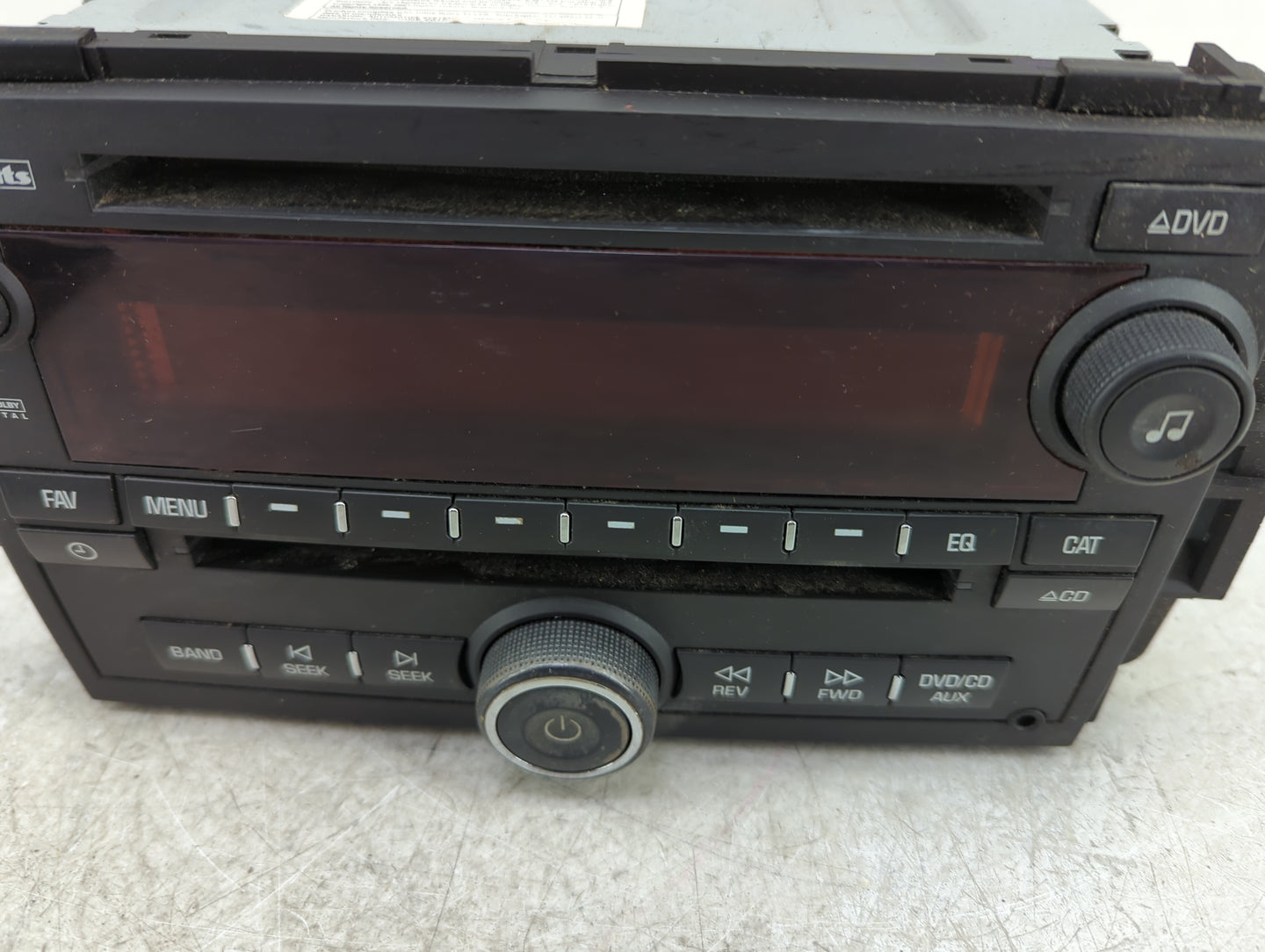 2010-2011 Gmc Acadia Radio AM FM Cd Player Receiver Replacement P/N:20940024 Fits Fits 2010 2011 OEM Used Auto Parts - Oemus