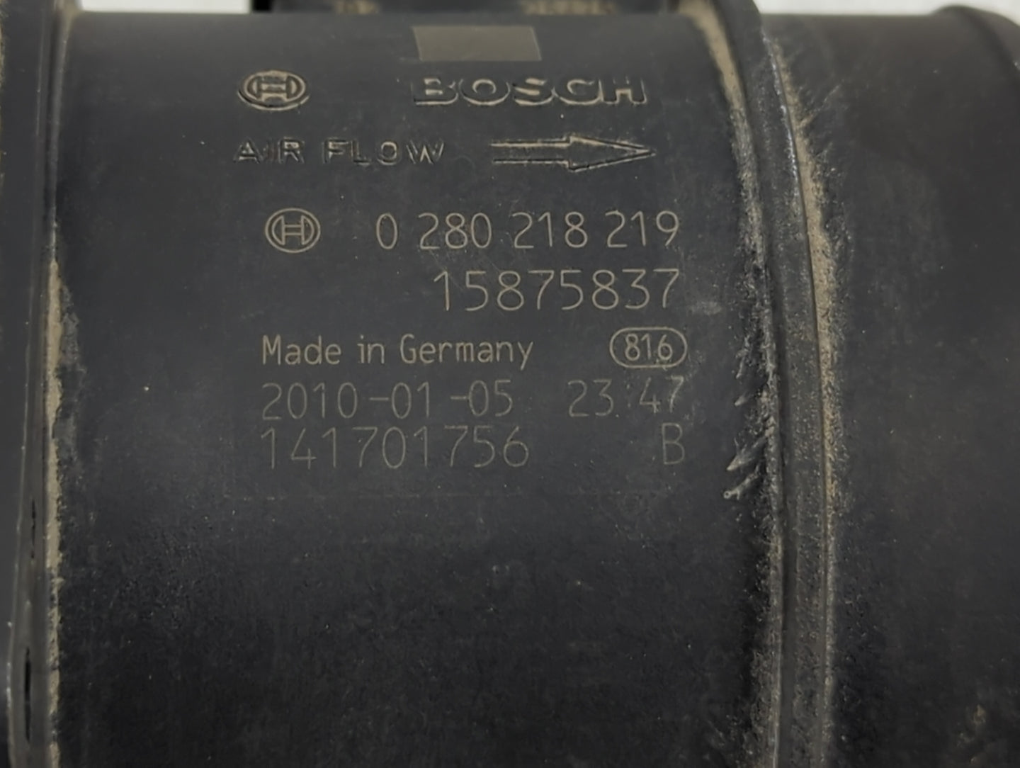2009-2011 Gmc Acadia Mass Air Flow Meter Maf 1487645 - Oemusedautoparts1.com