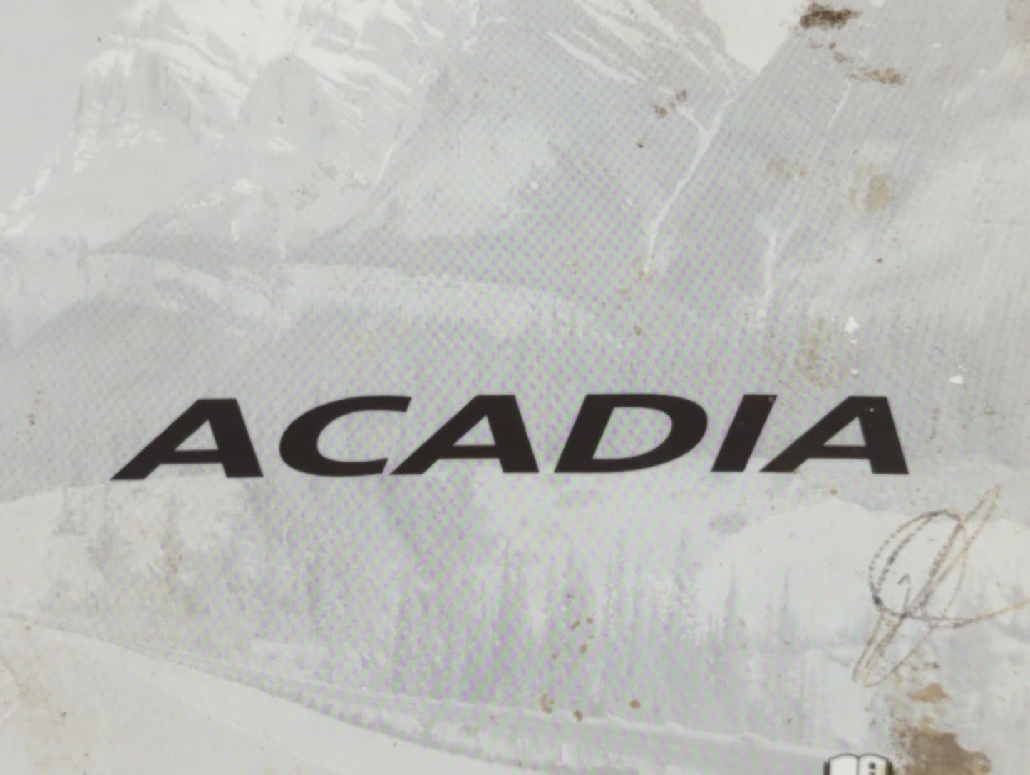 2010 Gmc Acadia Owners Manual Book Guide P/N:25851640 B OEM Used Auto Parts - Oemusedautoparts1.com