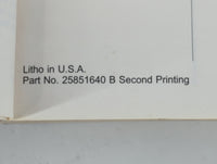 2010 Gmc Acadia Owners Manual Book Guide P/N:25851640 B OEM Used Auto Parts - Oemusedautoparts1.com