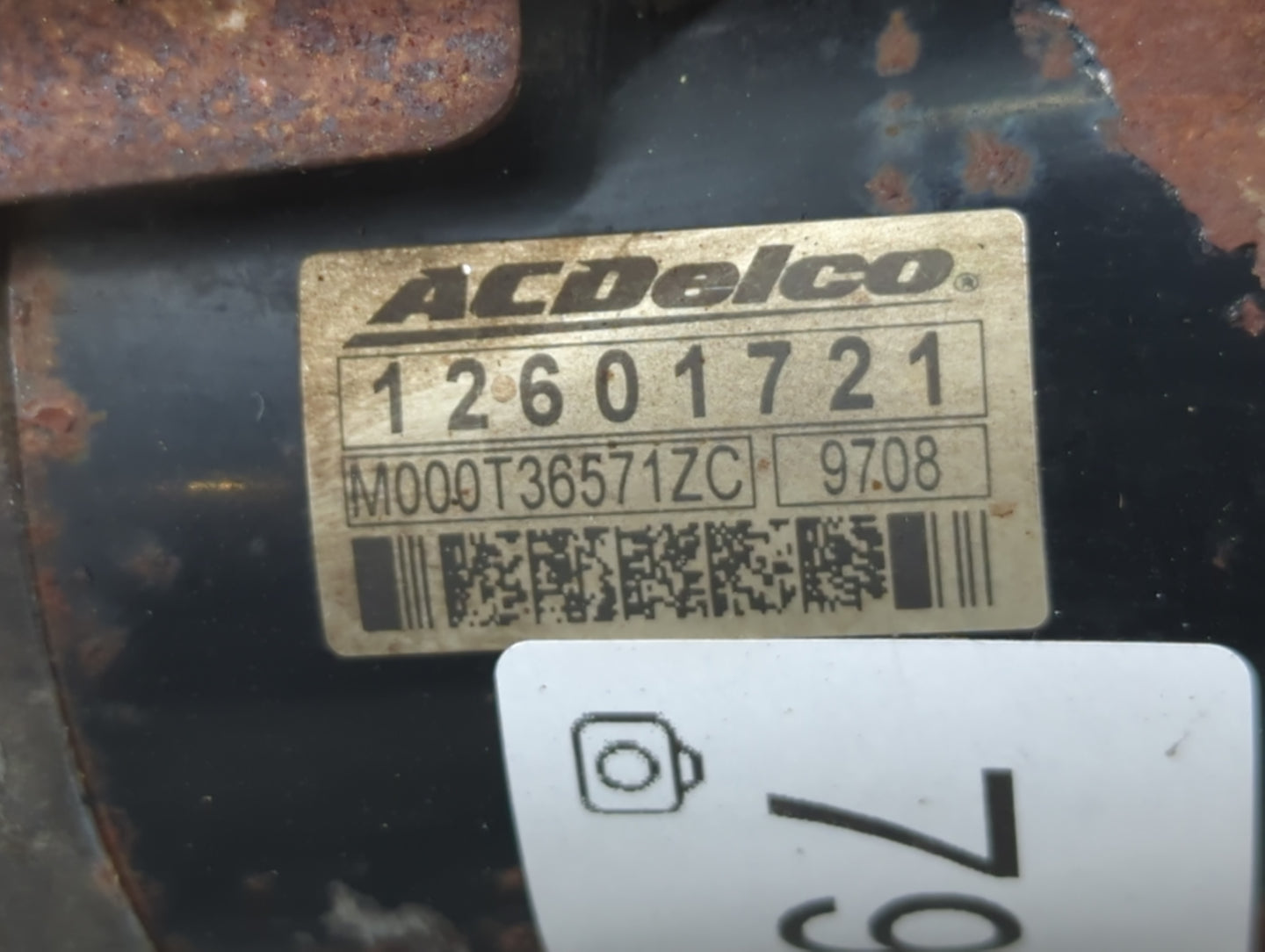 2007-2017 Gmc Acadia Car Starter Motor Solenoid OEM P/N:12601721 Fits OEM Used Auto Parts - Oemusedautoparts1.com