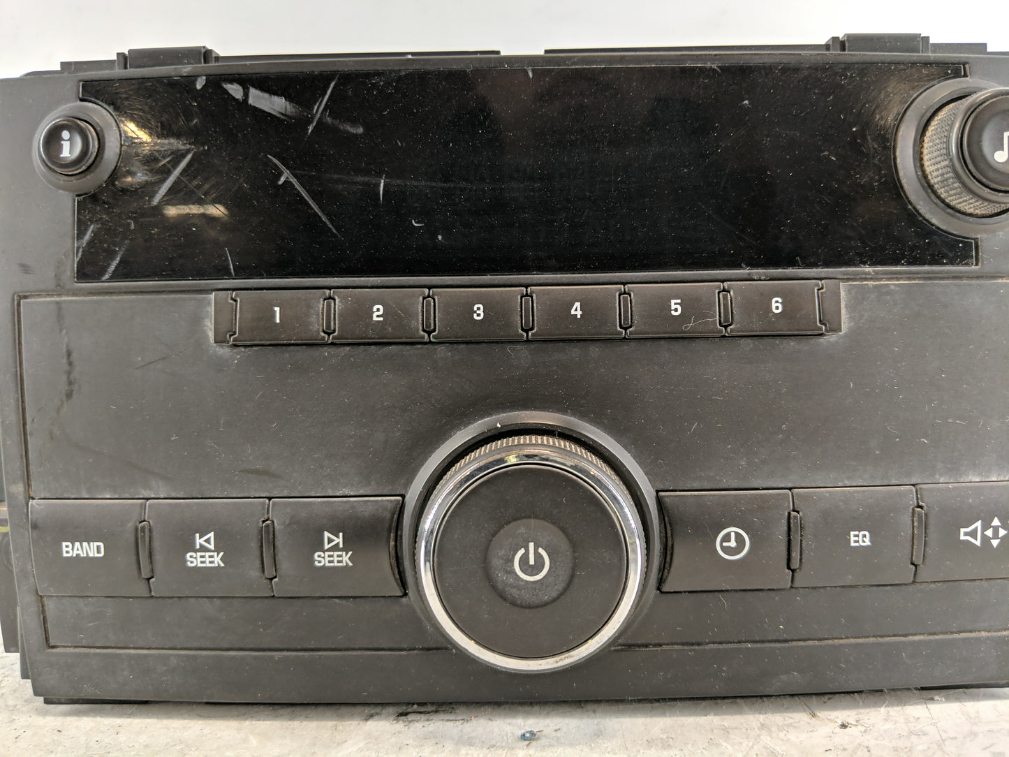 2007-2013 Gmc Sierra 1500 Radio AM FM Cd Player Receiver Replacement P/N:25942014 Fits OEM Used Auto Parts - Oemusedautopart