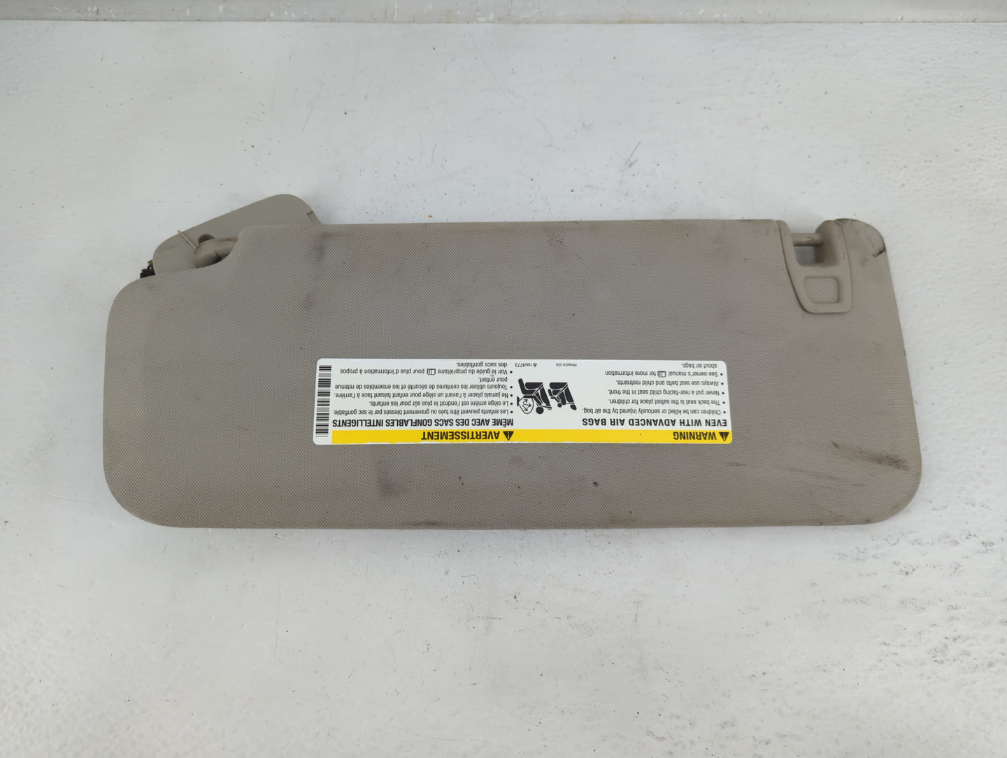 2007-2013 Gmc Sierra 1500 Sun Visor Shade Replacement Passenger Right Mirror Fits Fits 2007 2008 2009 2010 2011 2012 2013 20