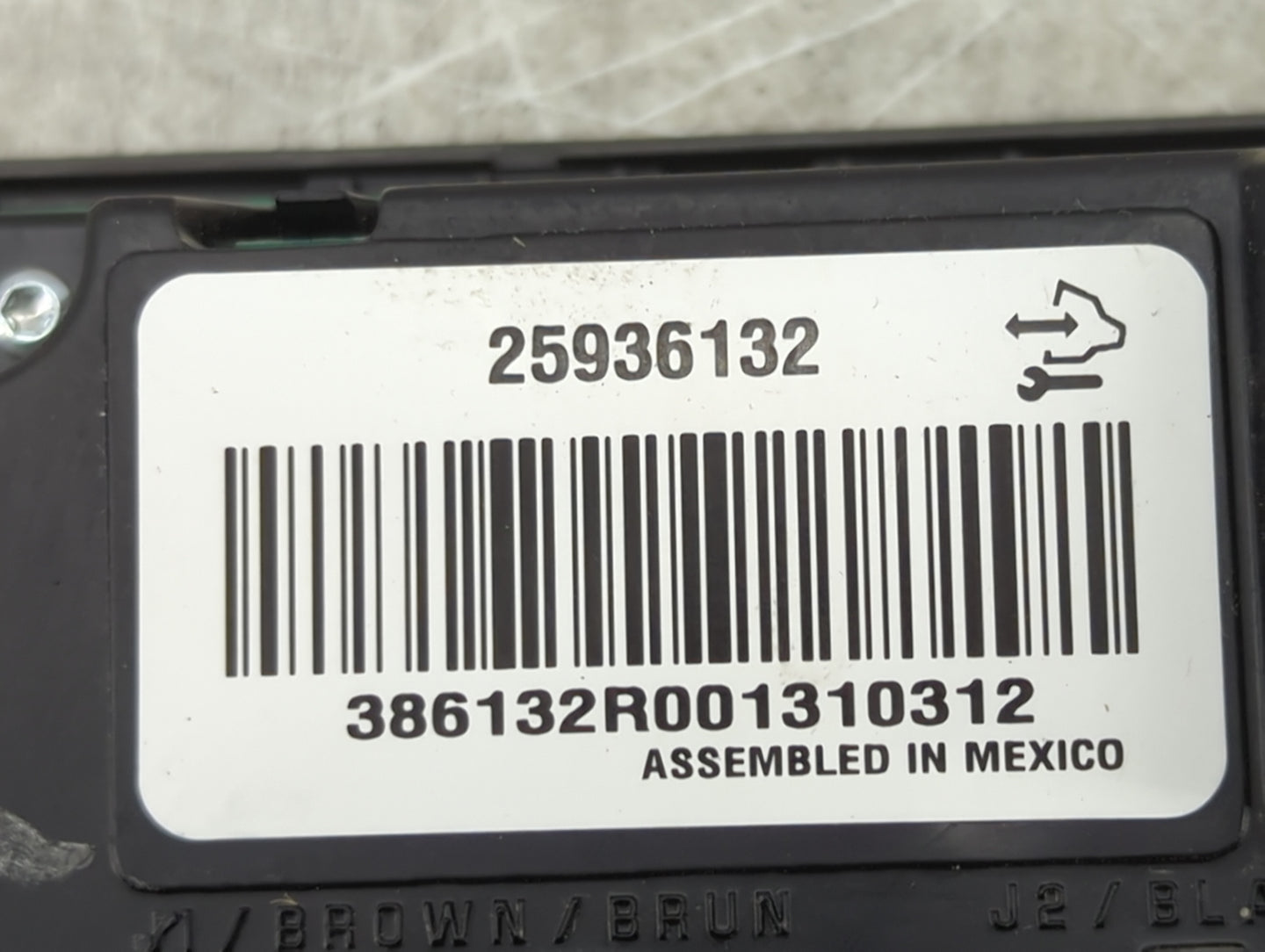 2010-2011 Gmc Sierra 1500 Climate Control Module Temperature AC/Heater Replacement P/N:25936132 386132R001310312 Fits OEM Us