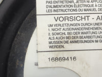 2009-2010 Gmc Sierra 1500 Air Bag Driver Left Steering Wheel Mounted P/N:16869416 AB8218Q1EZFT Fits Fits 2009 2010 OEM Used 