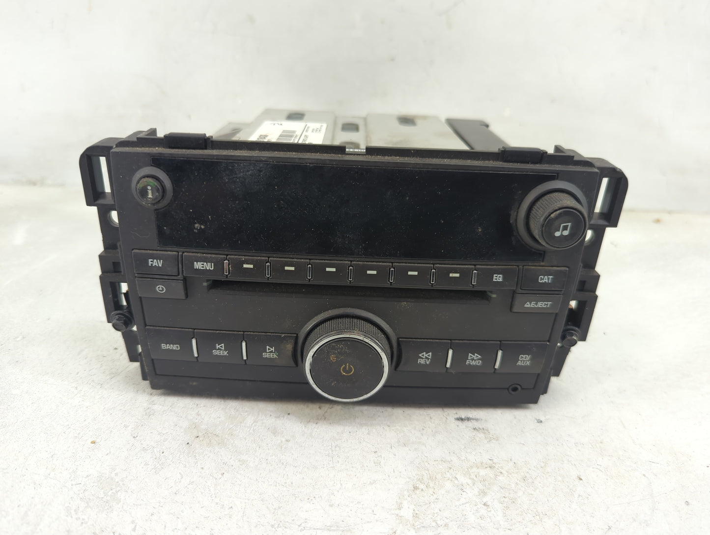 2010-2011 Gmc Sierra 1500 Radio AM FM Cd Player Receiver Replacement P/N:20918430 Fits Fits 2010 2011 OEM Used Auto Parts - 