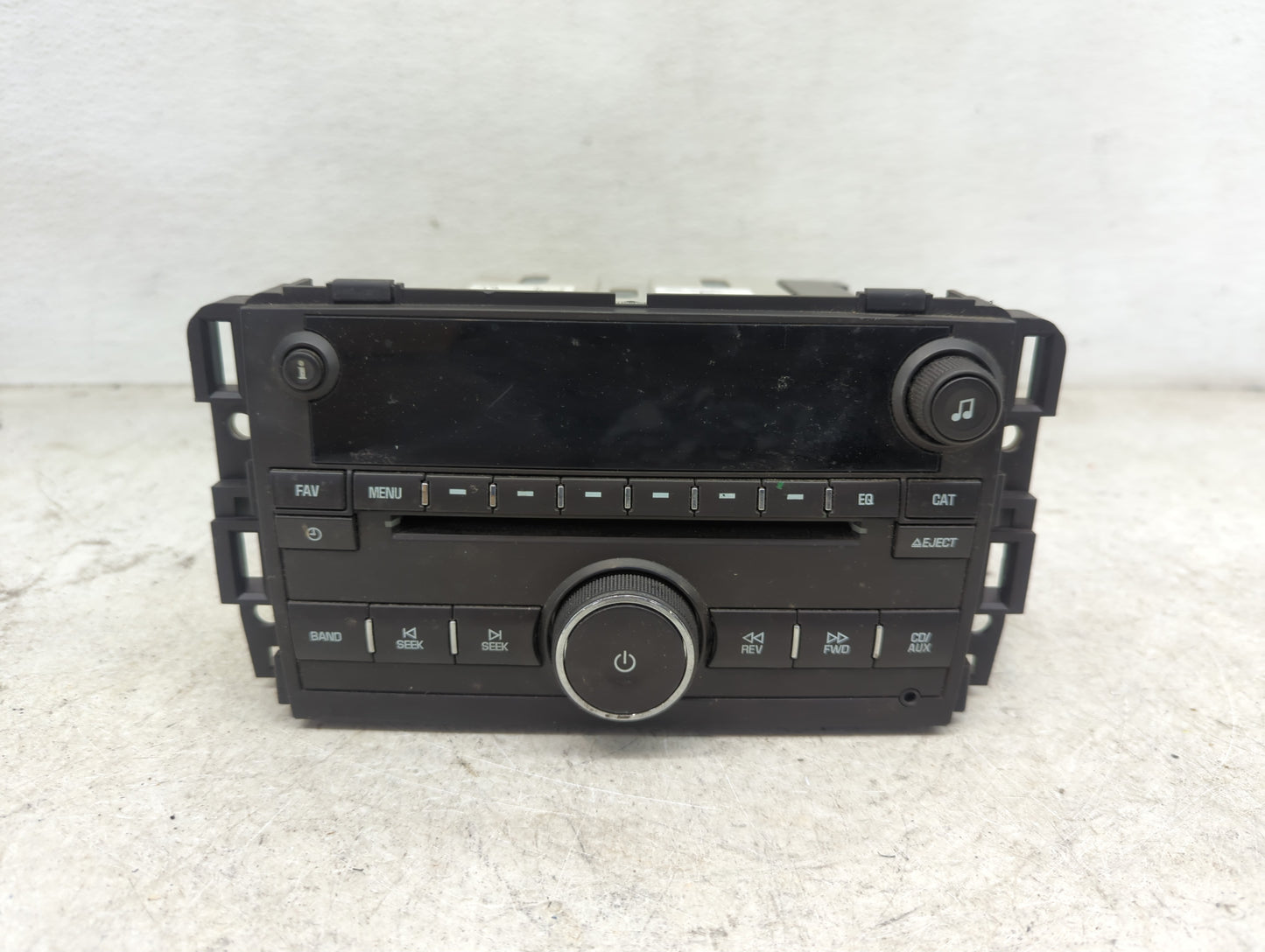 2010-2011 Gmc Sierra 1500 Radio AM FM Cd Player Receiver Replacement P/N:25941137 28224654 Fits Fits 2010 2011 OEM Used Auto