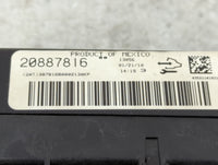 2010-2011 Gmc Sierra 2500 Climate Control Module Temperature AC/Heater Replacement P/N:20887816 Fits Fits 2010 2011 OEM Used