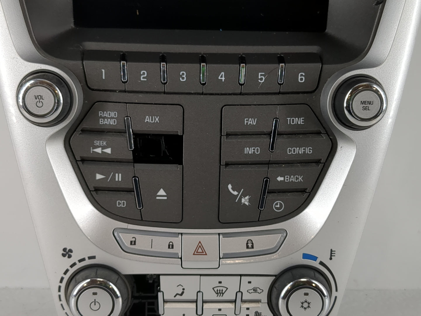 2010-2011 Gmc Terrain Radio AM FM Cd Player Receiver Replacement P/N:20920049 Fits Fits 2010 2011 OEM Used Auto Parts - Oemu