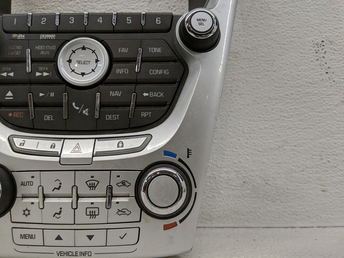 2010-2011 Gmc Terrain Radio AM FM Cd Player Receiver Replacement P/N:20878050 Fits Fits 2010 2011 OEM Used Auto Parts - Oemu