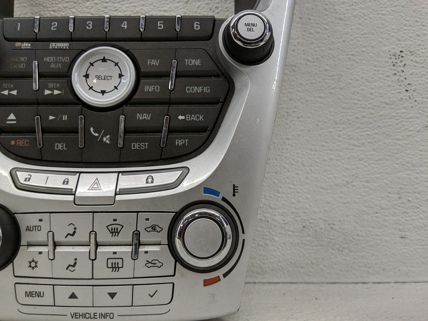 2010-2011 Gmc Terrain Radio AM FM Cd Player Receiver Replacement P/N:20878050 Fits Fits 2010 2011 OEM Used Auto Parts - Oemu