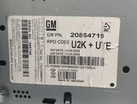 2010 Gmc Terrain Radio AM FM Cd Player Receiver Replacement P/N:20854719 90025-296, 20878037 Fits Fits 2011 OEM Used Auto Pa