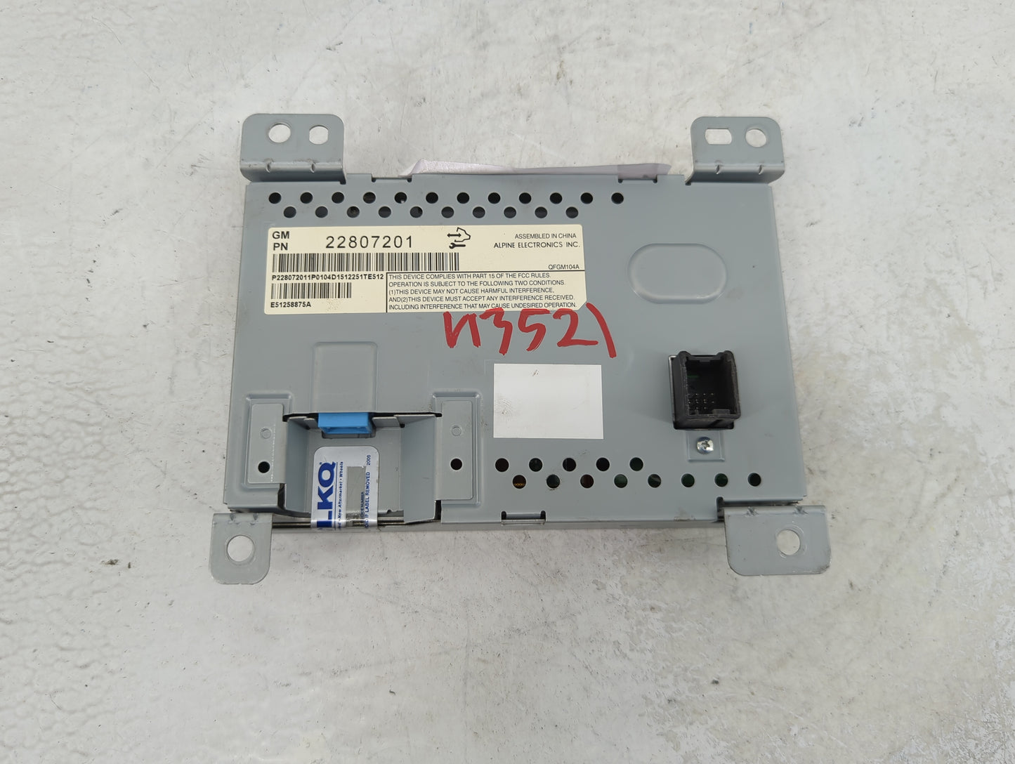 2010 Chevrolet Equinox Information Display Screen - Oemusedautoparts1.com
