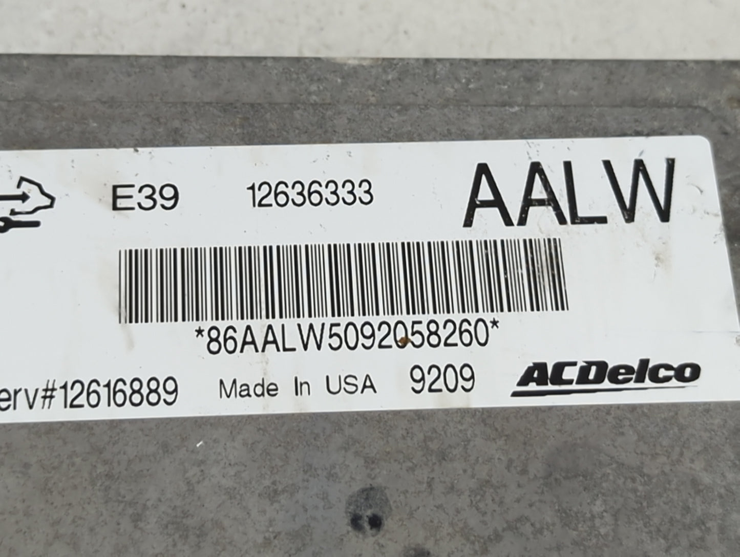 2010-2011 Gmc Terrain PCM Engine Control Computer ECU ECM PCU OEM P/N:12636333 12616889 Fits Fits 2010 2011 2012 2013 OEM Us