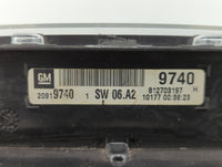 2010 Gmc Terrain Instrument Cluster Speedometer Gauges P/N:20919740 Fits OEM Used Auto Parts - Oemusedautoparts1.com