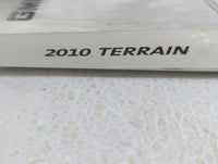 2010 Gmc Terrain Owners Manual Book Guide OEM Used Auto Parts - Oemusedautoparts1.com