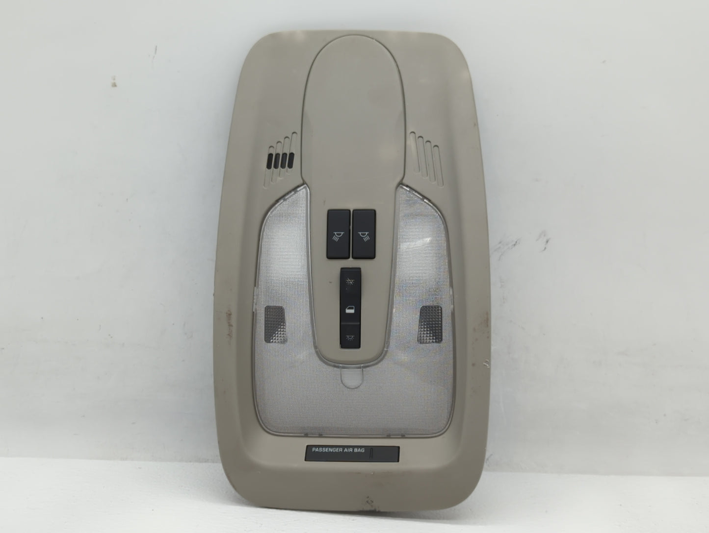 2010-2011 Gmc Terrain Overhead Console W/rear Climate Control Grey - Oemusedautoparts1.com