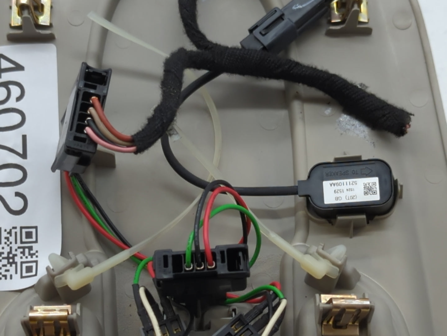 2010-2011 Gmc Terrain Overhead Console W/rear Climate Control Grey - Oemusedautoparts1.com