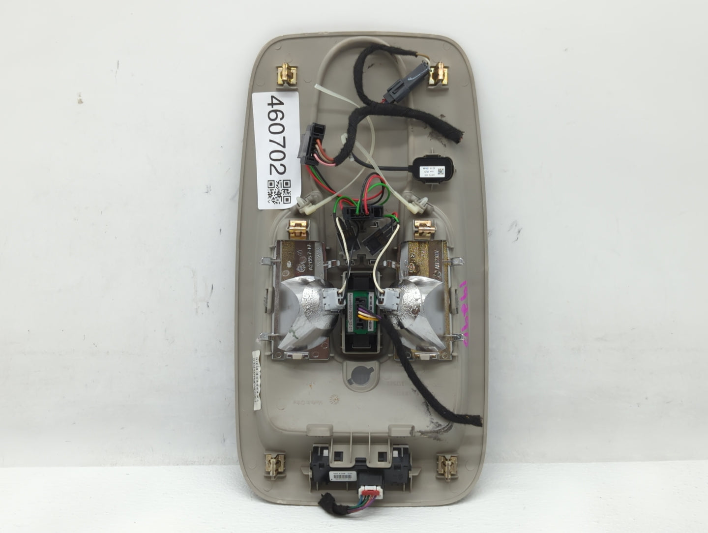 2010-2011 Gmc Terrain Overhead Console W/rear Climate Control Grey - Oemusedautoparts1.com