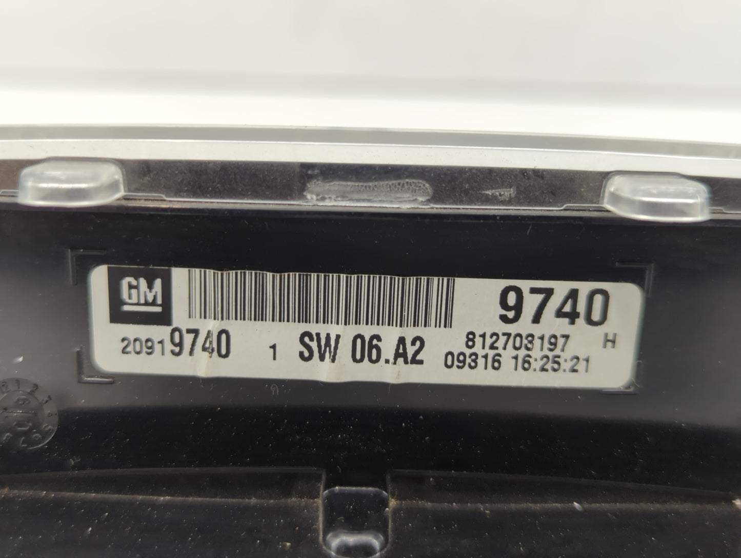 2010 Gmc Terrain Instrument Cluster Speedometer Gauges P/N:20919740 20903931 Fits OEM Used Auto Parts - Oemusedautoparts1.co