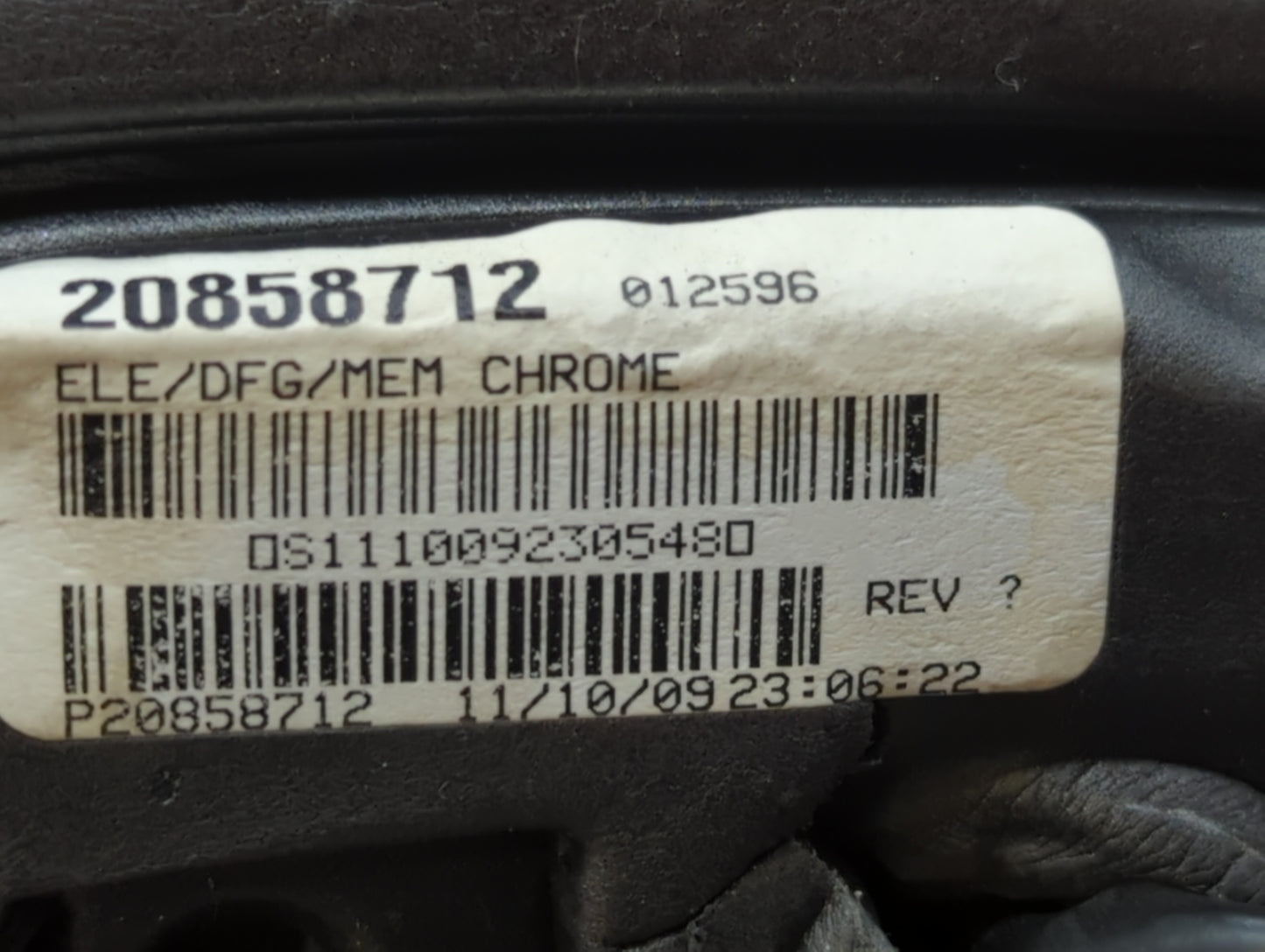 2010-2011 Gmc Terrain Driver Side View Mirror - Left Door Mirror OEM Used - Oemusedautoparts1.com