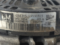 2010-2017 Gmc Terrain Alternator Replacement Generator Charging Assembly Engine OEM P/N:13500315 Fits OEM Used Auto Parts - 
