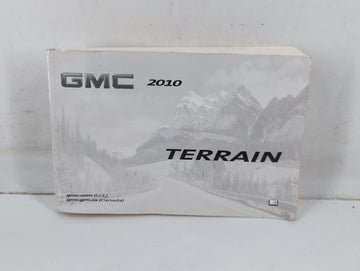 2010 Gmc Terrain Owners Manual Book Guide P/N:25798563 A OEM Used Auto Parts - Oemusedautoparts1.com