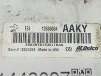 2009-2010 Gmc Yukon PCM Engine Control Computer ECU ECM PCU OEM P/N:12636004 Fits Fits 2009 2010 OEM Used Auto Parts - Oemus