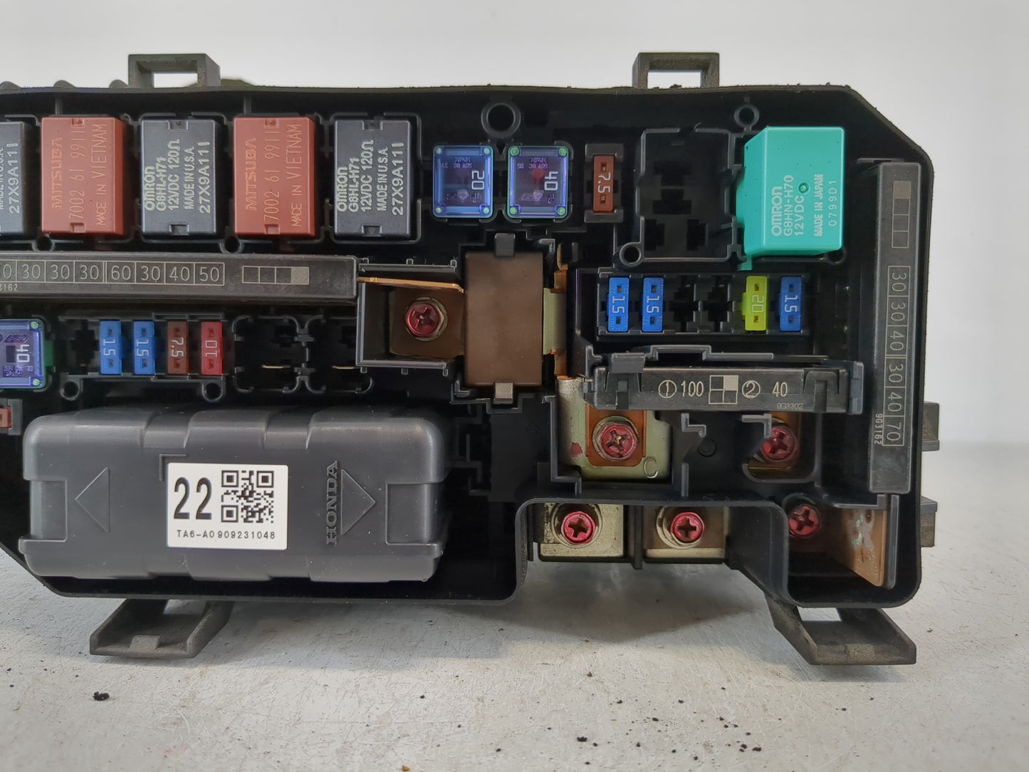 2008-2012 Honda Accord Fusebox Fuse Box Panel Relay Module Fits Fits 2008 2009 2010 2011 2012 OEM Used Auto Parts - Oemuseda