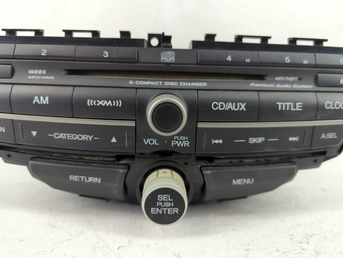 2008-2010 Honda Accord Radio AM FM Cd Player Receiver Replacement P/N:39100-TA0-L411-M1 Fits Fits 2008 2009 2010 OEM Used Au