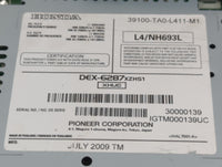 2008-2010 Honda Accord Radio AM FM Cd Player Receiver Replacement P/N:39100-TA0-L411-M1 Fits Fits 2008 2009 2010 OEM Used Au